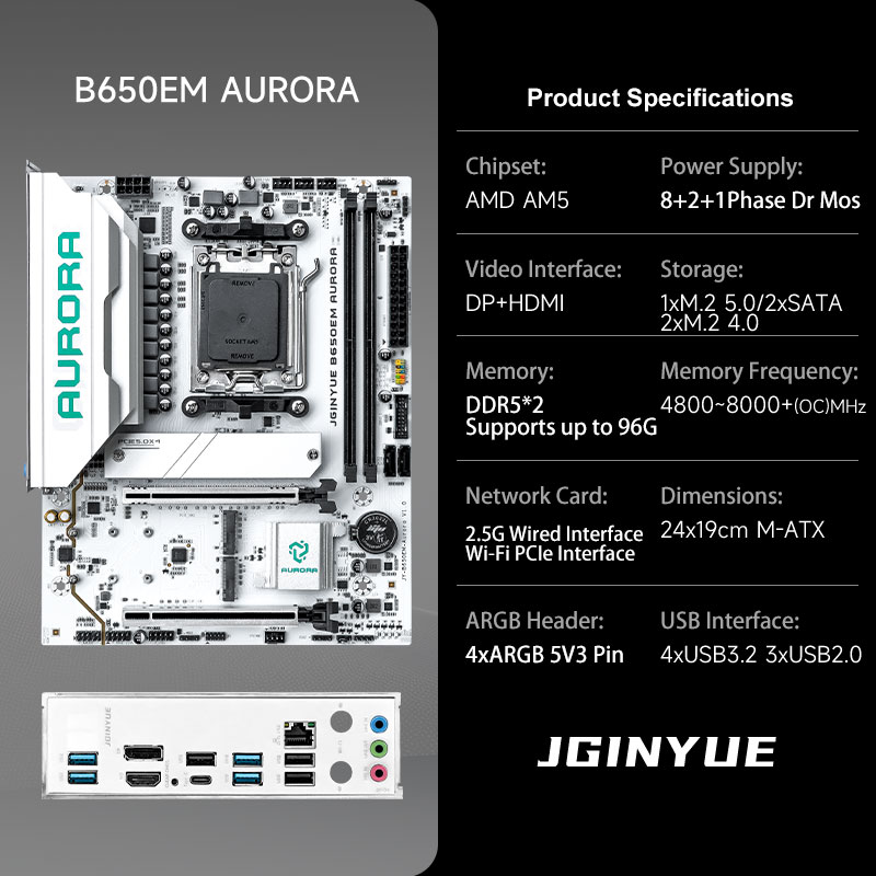 Placas base Gaming B650 MATX A - Am5 Micro Atx Pcie 5.0 Motherboard reseña y precio