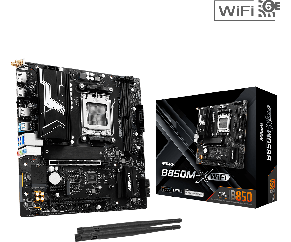 ASROCK nuevo B850M-X WIFI 6E A - X870E Atx Motherboard reseña y precio