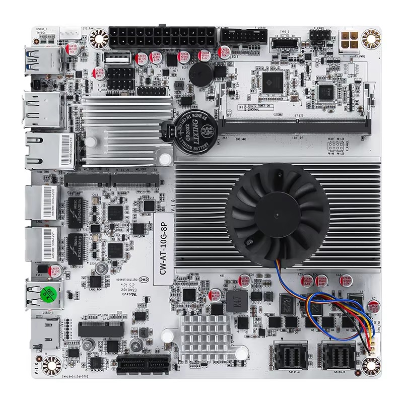 Placa Base Mini ITX NAS de 8 B - Mini Itx Dual 2.5G Nas Motherboard reseña y precio